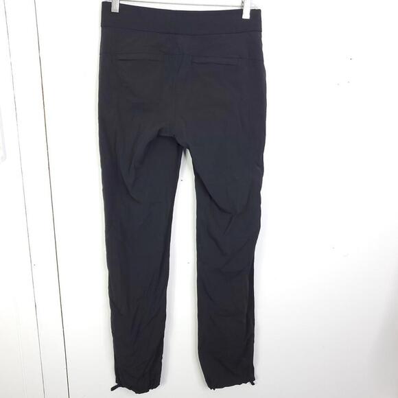 Athleta Pants Womens 2 Trekkie Hike Zip Pocket Pull Toggle Cuff Nylon Outdoors - Picture 11 of 11